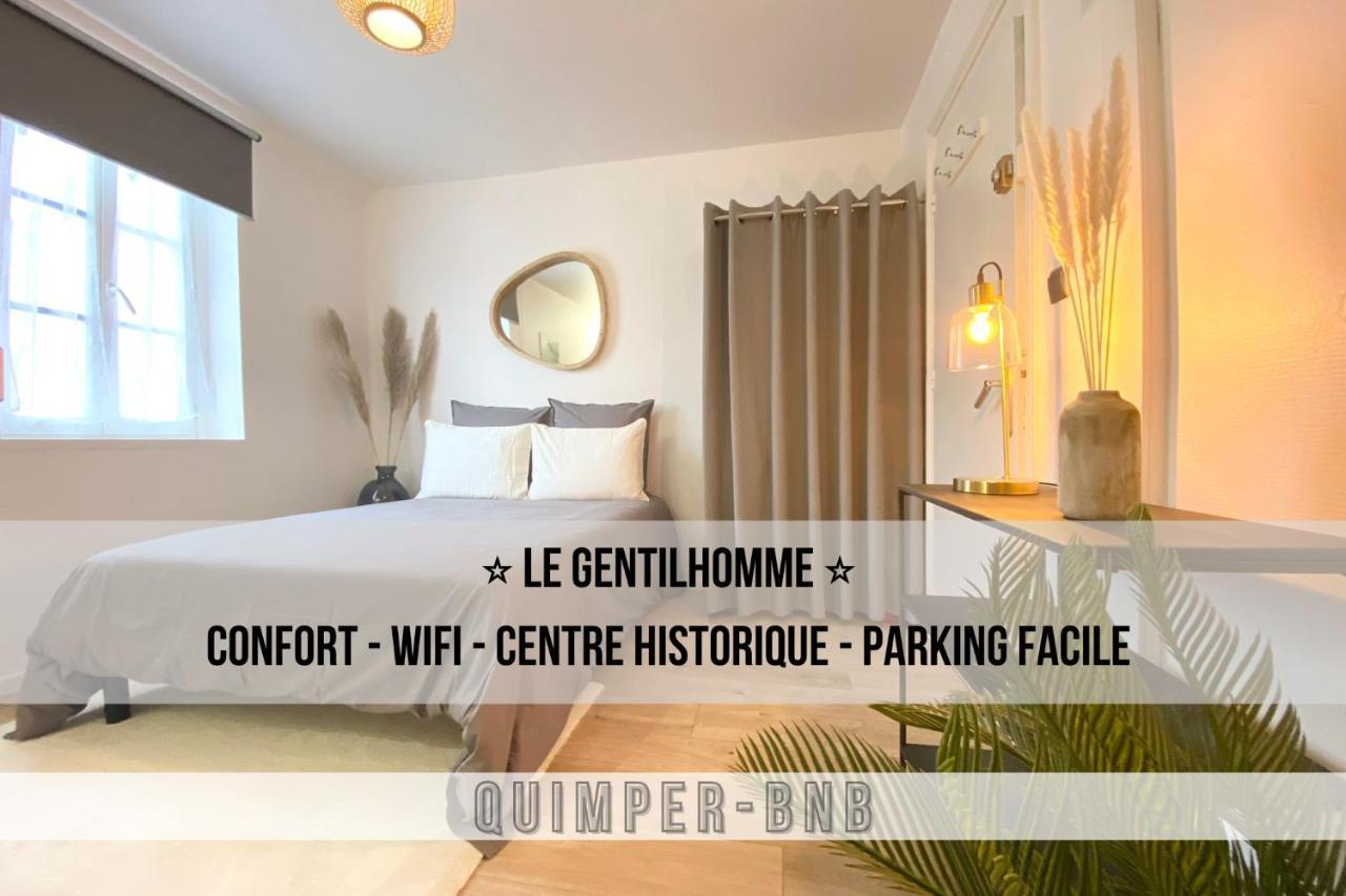 Le Gentilhomme - Studio - Entree Autonome - Plein Centre Historique Quimper Dış mekan fotoğraf